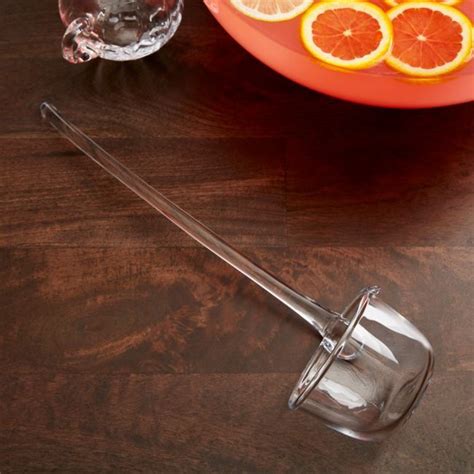 Glass Punch Ladle + Reviews | Crate & Barrel | Punch bowl set, Crate and barrel, Ladle