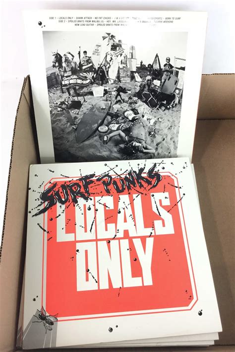 Lot - (15+) Surf Punks Locals Only Album Records