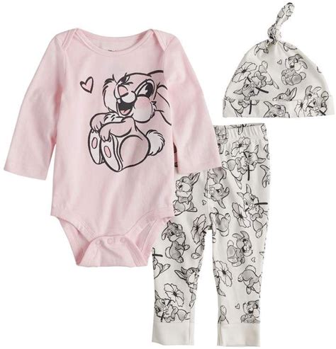 Disneyjumping Beans Disney's Bambi Baby Girl Thumper Graphic Bodysuit ...