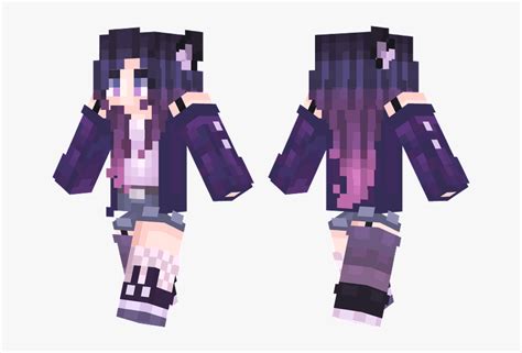 Pastel Purple Minecraft Skin, HD Png Download , Transparent Png Image ...