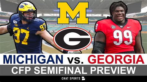 #2 Michigan vs. #3 Georgia: NEW Orange Bowl Preview, Jim Harbaugh vs. Kirby Smart, Aidan ...