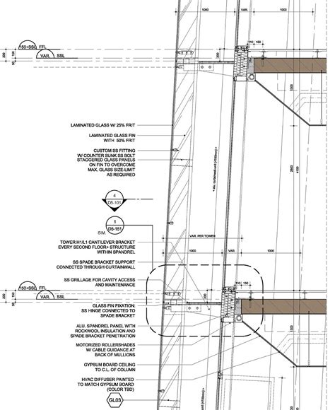 Curtain Wall Detail, Glass Curtain Wall, Concept Board Architecture, Architecture Drawings ...