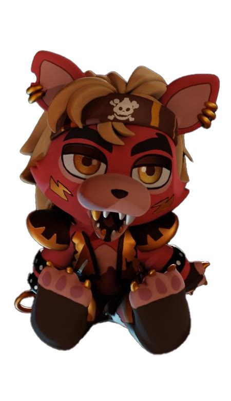 Glamrock Foxy Plush by PokemonToonPatrolFan on DeviantArt