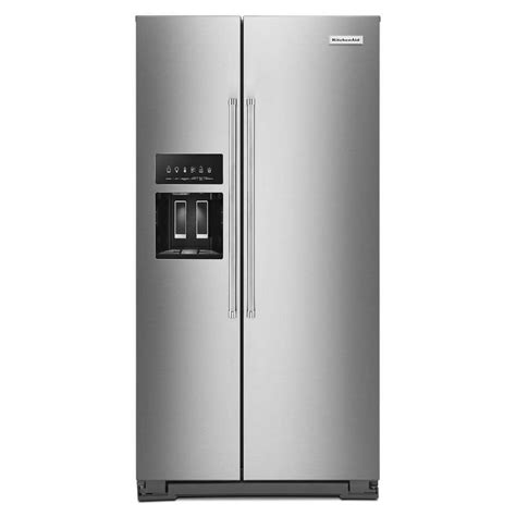 Reviews for KitchenAid 36 in. W 22.6 cu. ft. Side by Side Refrigerator ...