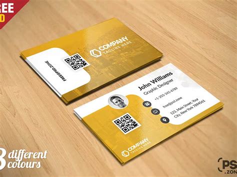 Free Business Card PSD Template - GraphicSlot