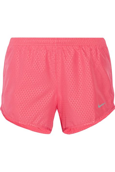 Lyst - Nike Mod Tempo Embossed Shell Running Shorts in Pink