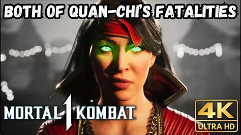 Both of Quan-Chi's Fatalities | Mortal Kombat 1 4K Clips (Quan Chi Fatalities)