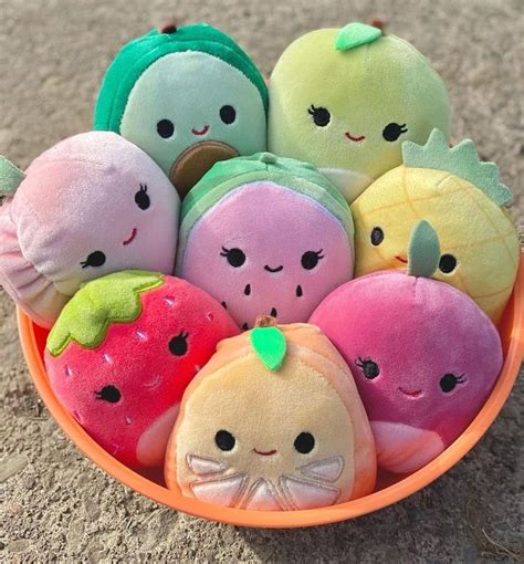 Squishmallows fruit squad | Cute squishies, Cute toys, Kawaii plushies