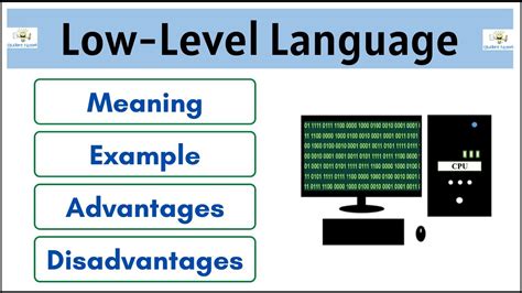 What is Low Level Language | Meaning | Types | Example | Advantages ...