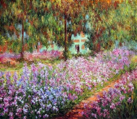 Artist’s Garden at Giverny by Claude Monet ️ - Monet Claude