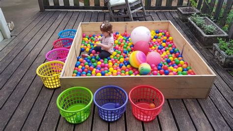 DIY Ball Pit | Diy ball pit, Kids playing, Ball pit