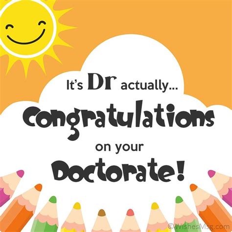 Congratulations Messages for PhD or Doctorate Degree - WishesMsg ...