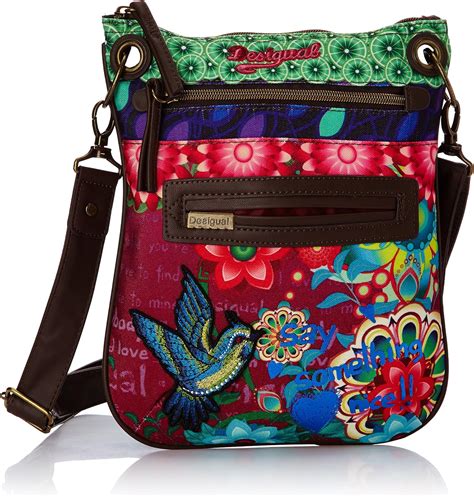 Desigual Bols Bandolera Paulina, Women's Bag, Multicolour (3119 Maracuya), One Size: Amazon.co ...