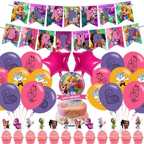 Buy Alice Wonderland Bakery Birthday Party Supplies, Alice Wonderland Bakery Party Decorations ...