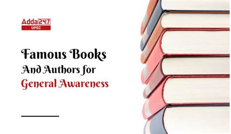 Famous Books And Authors for General Awareness