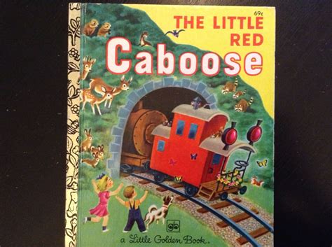 The Little Red Caboose a Little Golden Book by ReadingImagination