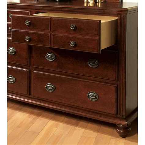 Furniture of America Gabrielle Cherry 6-Drawer Dresser in the Dressers department at Lowes.com