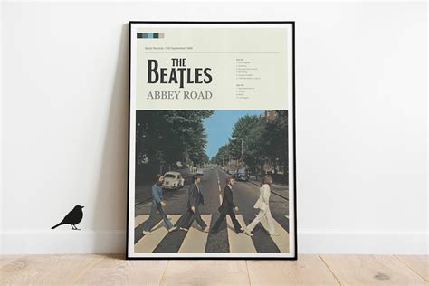 Abbey Road Poster, the Beatles Collection Wall Art - Etsy