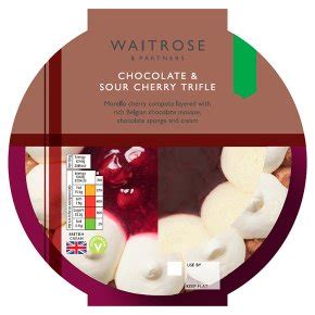 Waitrose Chocolate & Sour Cherry Trifle | Waitrose & Partners