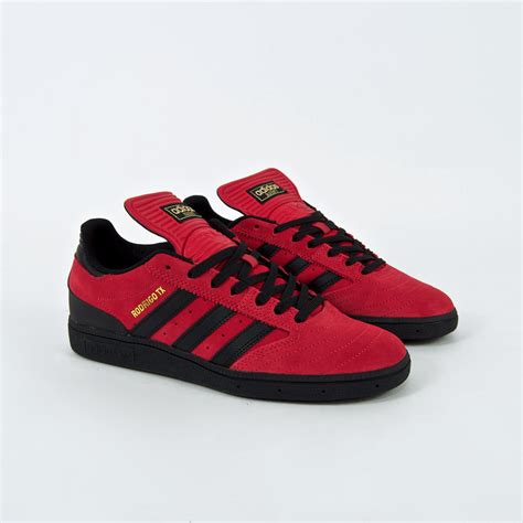 Adidas Skateboarding - Rodrigo TX Busenitz Shoes - Scarlet Red / Black ...