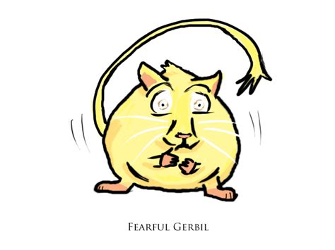 Scale of Emotions, Fear Gerbil by TinyYellowMouse on DeviantArt