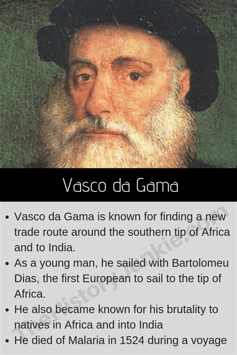 Vasco da Gama Biography, Facts, Timeline - The History Junkie