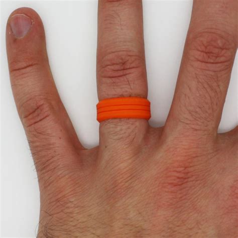 Anti Ring Avulsion Camo Silicone Wedding Ring - 3 Outdoor Ring Pack