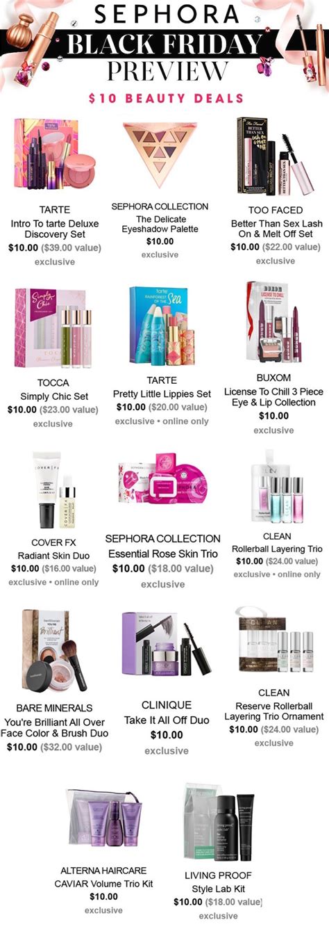 Sephora Black Friday 2016 Deals & Steals! - BeautyTidbits