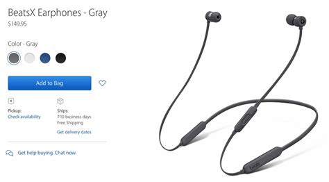 BeatsX wireless earphones are finally available to buy | Cult of Mac