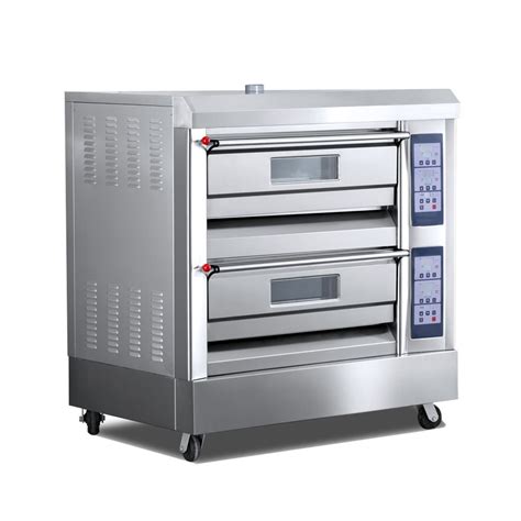 2 Decks 4 Trays 600X400MM 350°C Professional Gas Baking Oven TT-O38C ...