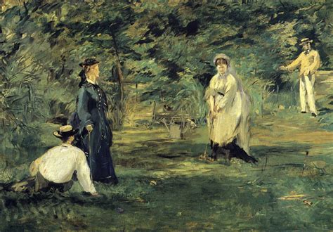 Croquet, 1873 - Edouard Manet - WikiArt.org