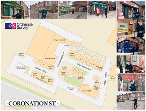 See Weatherfield in detail on Coronation Street's Ordnance Survey map