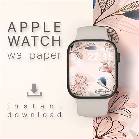 Aesthetic Apple Watch Background Floral Wallpaper Iwatch Screen Apple ...