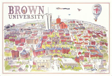 Brown University Campus Map