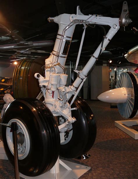 Boeing 727 Main Landing Gear Assembly, American Airlines Museum, Dallas Fort Worth, Texas. - a ...