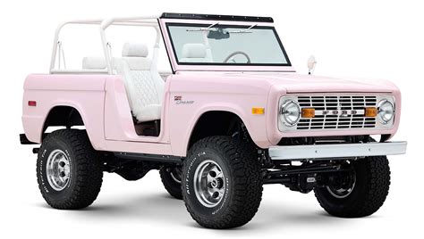 1966 Pink Ford Bronco | 1966 Classic Ford Bronco - Strawberry Moon | Classic Ford Broncos