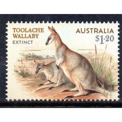 AUSTRALIA: 2023, EXTINCT MAMMALS, TOOLACHE WALLABY, MINT SHEET STAMP ...