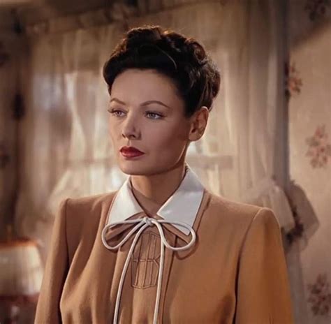 Gene Tierney in Leave Her to Heaven (1945) | Gene tierney, Food pyramid, Classic hollywood