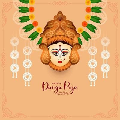 Durga Puja Banner Background Vector Art, Icons, and Graphics for Free ...