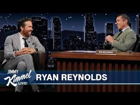 Rob McElhenney interviews Ryan Reynolds on Jimmy Kimmel Live : r/television