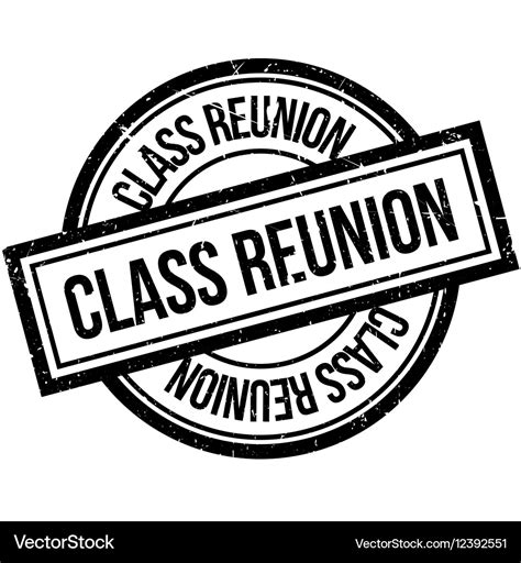 Class reunion rubber stamp Royalty Free Vector Image