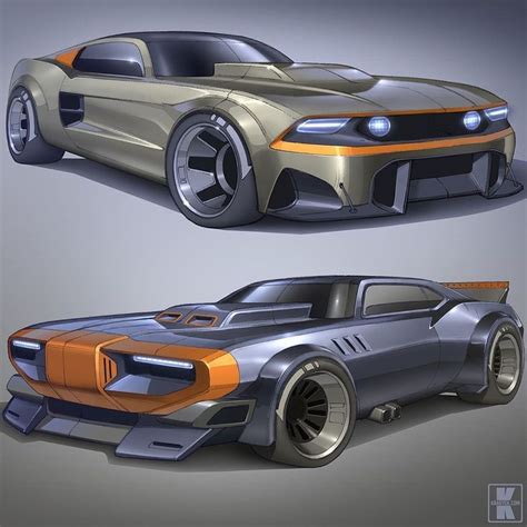 Car Design World on Instagram: “Muscle cars by Craig Kember @kragyen #cardesign #car #design #ca ...