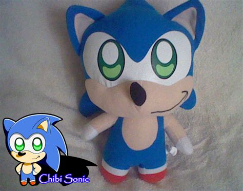 Chibi Sonic Plush by BloomPhantom on DeviantArt