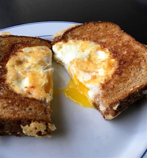 Fried Egg Breakfast Grilled Cheese | Living Healthy in Seattle