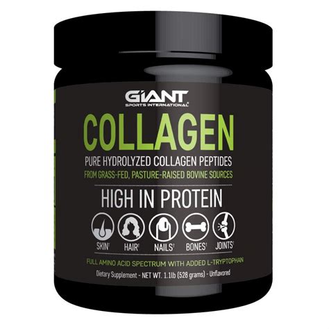 Giant Sports Collagen - Hydrolyzed Collagen Powder with