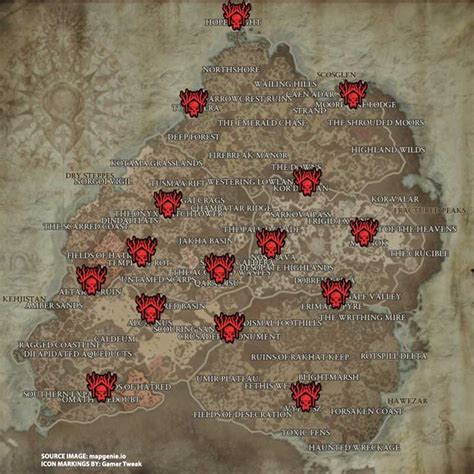 Diablo 4 Stronghold Locations On Map (Guide)