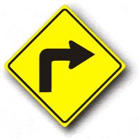 Right Turn Arrow sign