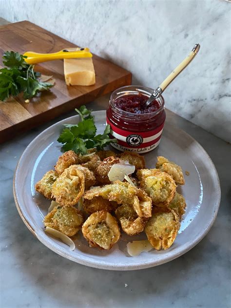 Crispy Fried Cheese Ravioli | Jam | Relish | Sauce | Australian Made | Long Track Pantry