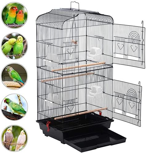 Amazon.com : Yaheetech 36-Inch Medium Size Quaker Parrot Bird Cage Cockatiel Indian Ring Neck ...