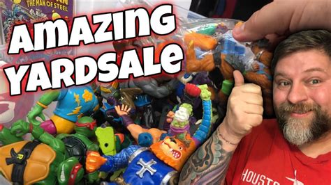 AMAZING Yard Sale! Awesome Toy Selection! - YouTube